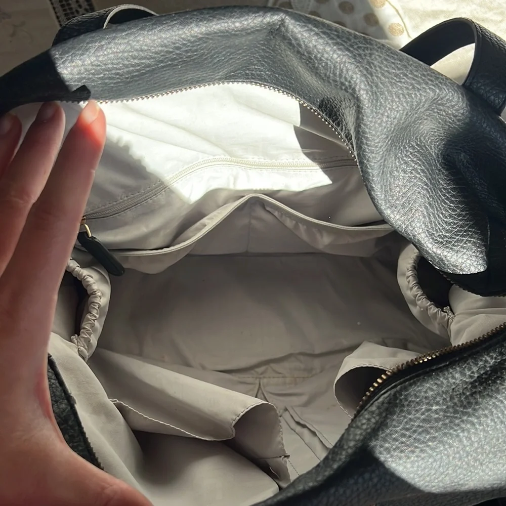 Wherever Weekender Faux Pebbled Leather Diaper Bag